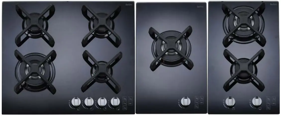 bellini BDG604G Glass Top Surface Built in Gas Cooktop