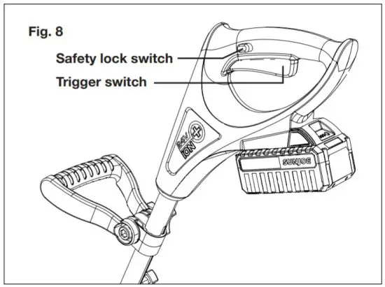 SNOWJOE 24V SS10 XR Cordless Snow Shovel 24V MAX 5 0 Ah 10 INCH - figure 9