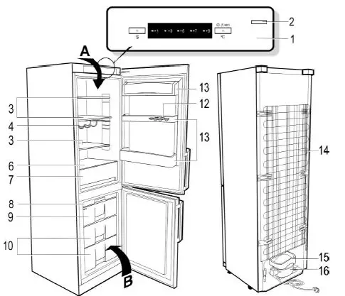 SNAIGE RF53SG Fridge-Freezers with Freezer at Bottom 6
