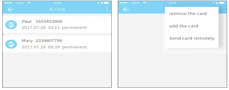 Lifyfun B05 Bluetooth Fingerprint Password Lock- Card manage