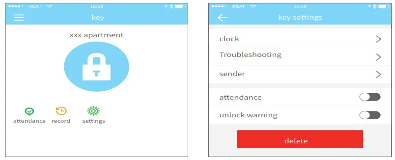 Lifyfun B05 Bluetooth Fingerprint Password Lock- attendance