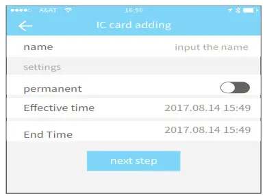 Lifyfun B05 Bluetooth Fingerprint Password Lock- card
