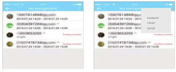 Lifyfun B05 Bluetooth Fingerprint Password Lock- key management