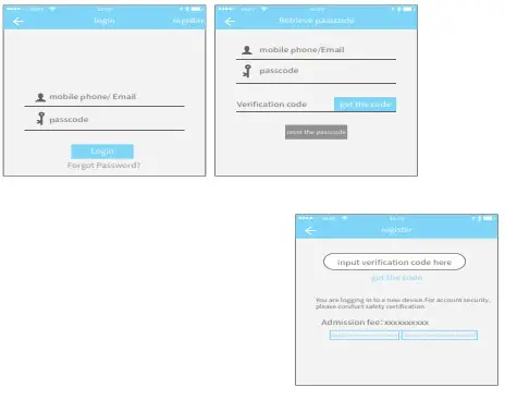Lifyfun B05 Bluetooth Fingerprint Password Lock- login authentication