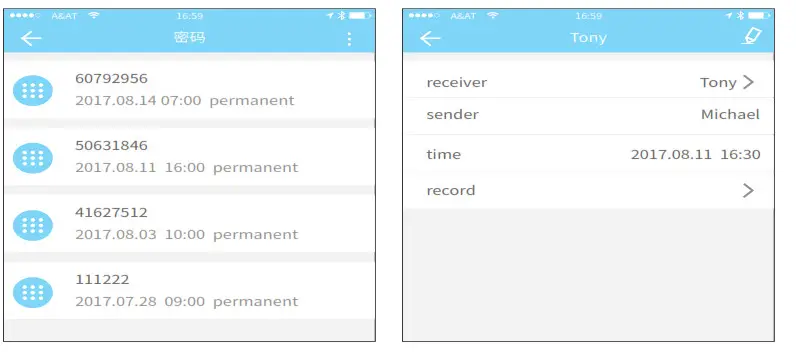 Lifyfun B05 Bluetooth Fingerprint Password Lock- passcode
