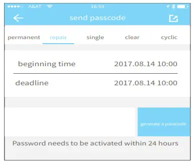 Lifyfun B05 Bluetooth Fingerprint Password Lock- time-limited