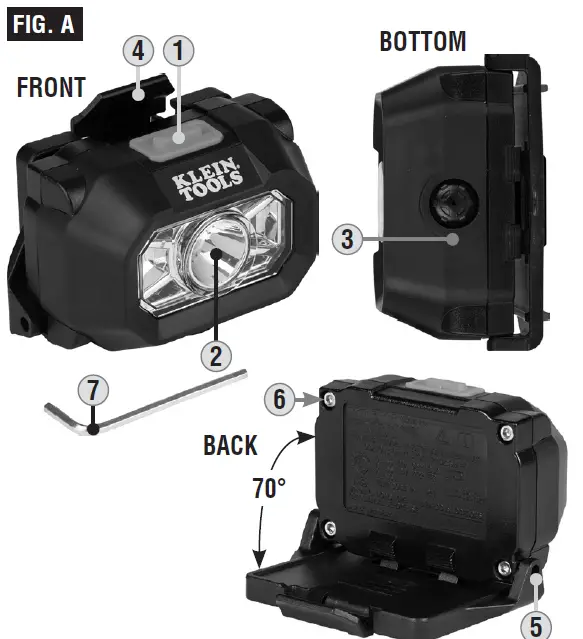 KLEIN TOOLS 60156 Intrinsically Safe LED Headlamp 1