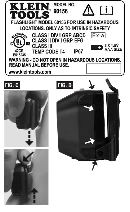 KLEIN TOOLS 60156 Intrinsically Safe LED Headlamp 2