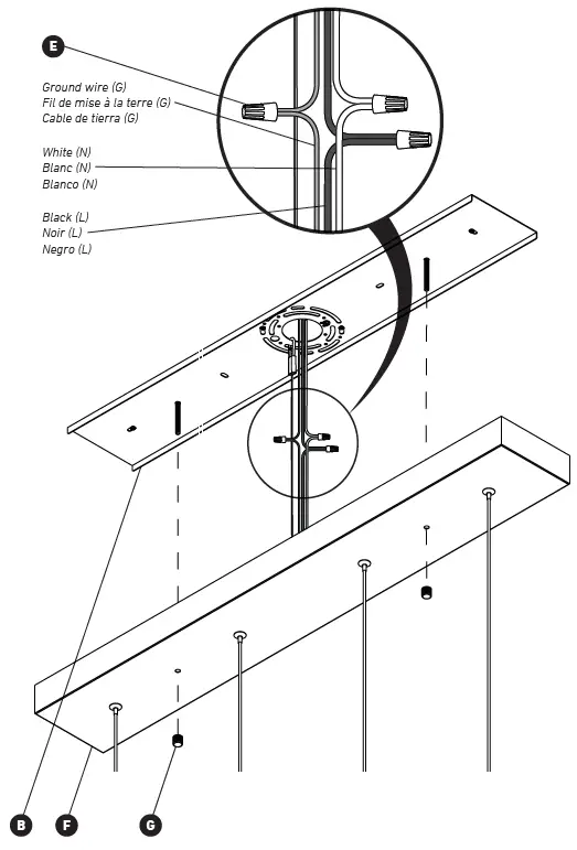 artika PDT4-SP Sparkle 4 4-Light LED Pendant-12