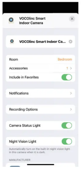 VOCOlinc VC1 Smart Indoor Camera - Add accessory1