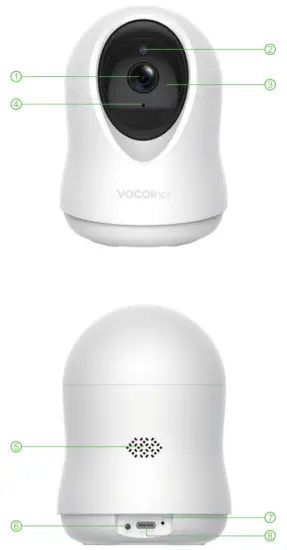 VOCOlinc VC1 Smart Indoor Camera - Fig1