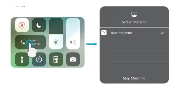 AKASO WT50 Mini Video Projector 9