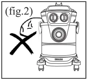 INALSA WD21 Vacuum Cleaner - Attention before use the products 2