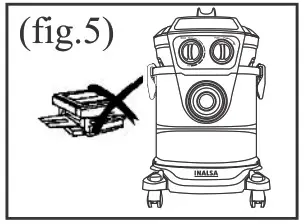 INALSA WD21 Vacuum Cleaner - Attention before use the products 5
