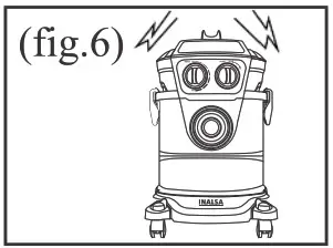 INALSA WD21 Vacuum Cleaner - Attention before use the products 6
