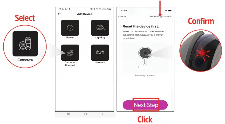 Energizer Smart Wifi Indoor Connect the device Stepe 5