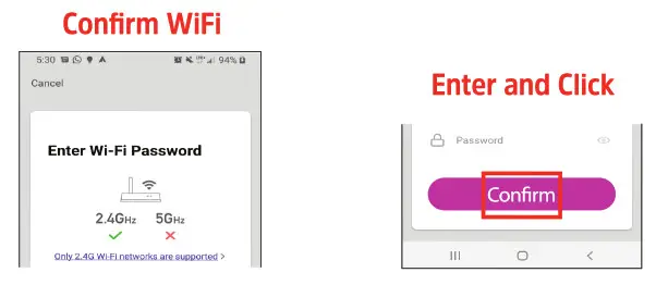 Energizer Smart Wifi Indoor Connect the device Stepe 6