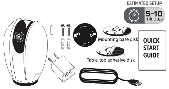 Energizer Smart Wifi Indoor Packege Includeds