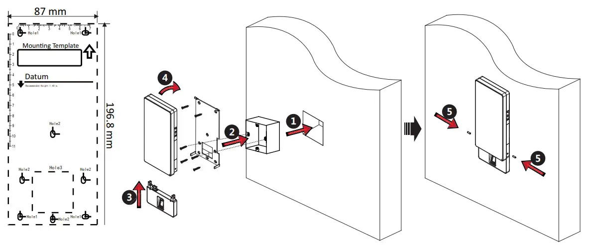 HIKVISION DS K1T671 Series Face Recognition Terminal-fig2