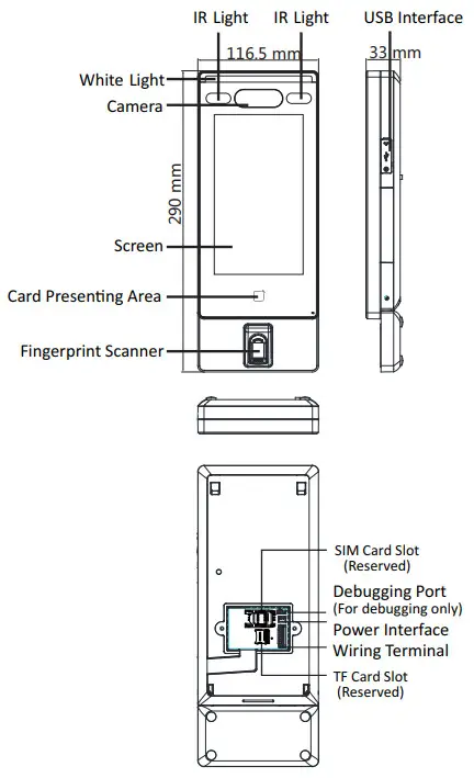 HIKVISION DS K1T671 Series Face Recognition Terminal-fig3