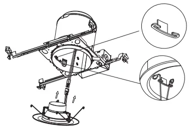 Installation Using Non-Edison Base Socket LED Housings Figure 1