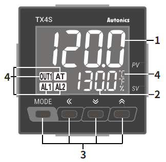 Autonics -TX4S -TX -Series- LCD -PID -temperature -Controllers -1
