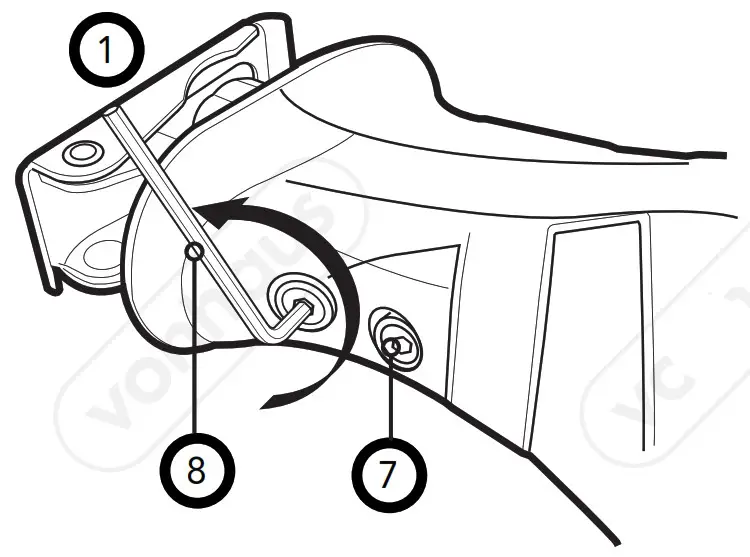 VonHaus 3500014 800W Reciprocating Saw - ADJUSTING THE SHOE PLATE