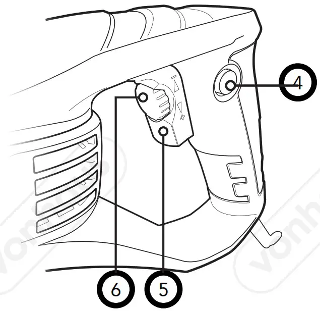 VonHaus 3500014 800W Reciprocating Saw - OPERATION 3