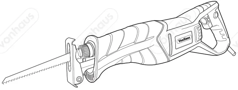 VonHaus 3500014 800W Reciprocating Saw - cover