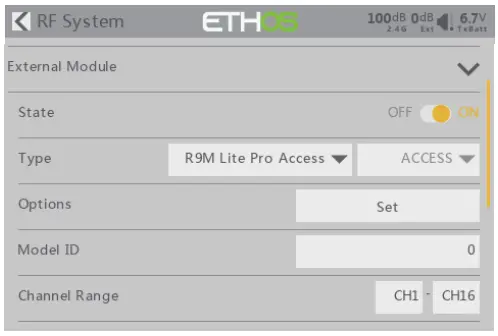 FrSky TANDEM X18 Dua Band Telemetry Radio - External RF Module