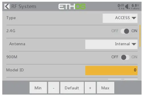FrSky TANDEM X18 Dua Band Telemetry Radio - Receiver Number