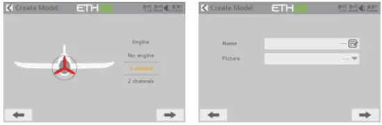 FrSky TANDEM X18 Dua Band Telemetry Radio - create the model name