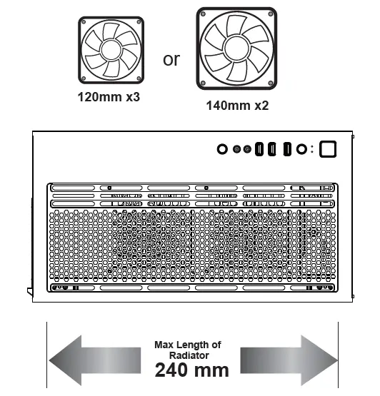 AZZA CSAZ-460A Octane ATX Mid-Tower Case 8.