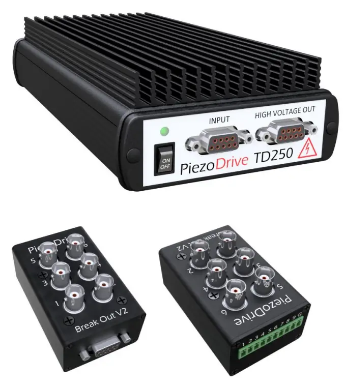 PiezoDrive TD250 V9 Six Channel 250V Amplifier -