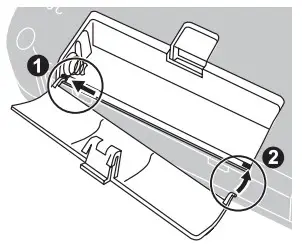 Panasonic FM-AM 2-Band Receiver Owner's comes loose