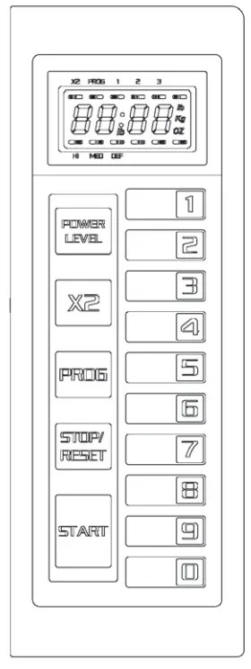 KLARSTEIN 10034440 Microwave - DISPLAY