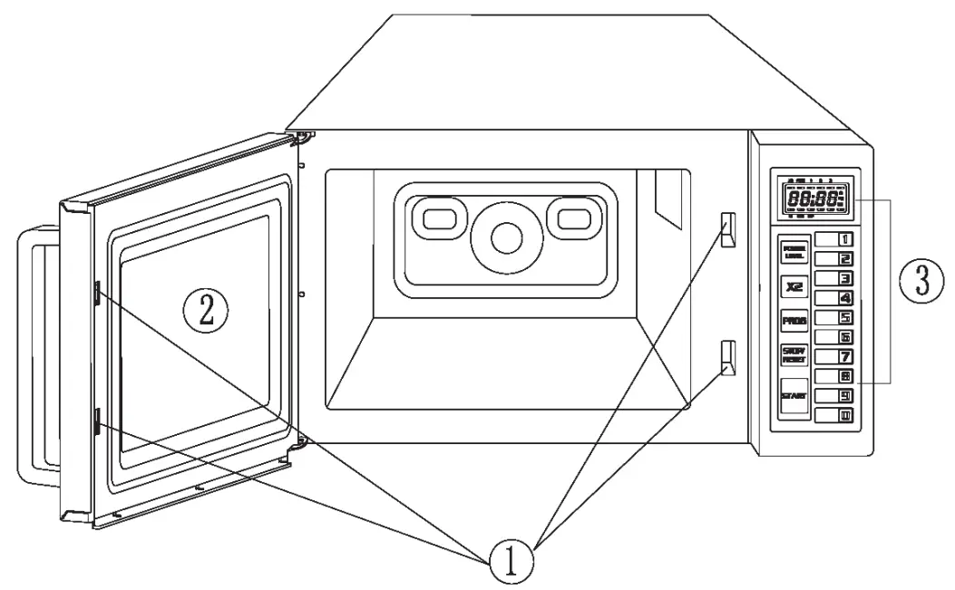 KLARSTEIN 10034440 Microwave - PANEL