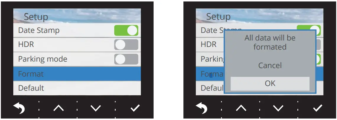 KINGSLIM D5 4K Dash Cam with Built in WiFi GPS - Setup
