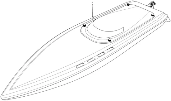 PROBOAT PRB08032V2 36 Inch Self-Righting Deep V Brushless RTR