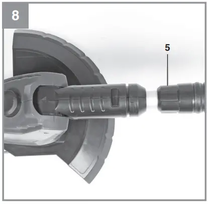 Fitting the safety hood