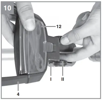 Fitting the safety hood