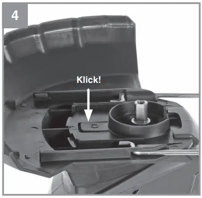 Fitting the safety hood