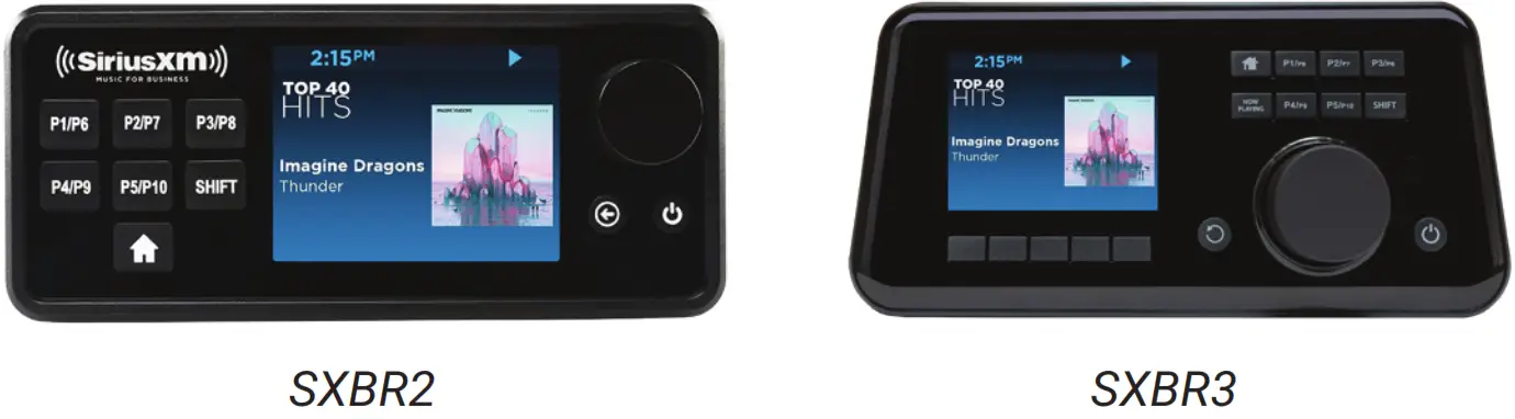 Dynamic Media SXBR2 SiriusXM Music Player for Business