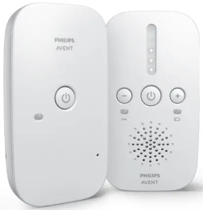 PHILIPS SCD501 Audio Monitors DECT Baby Monitor