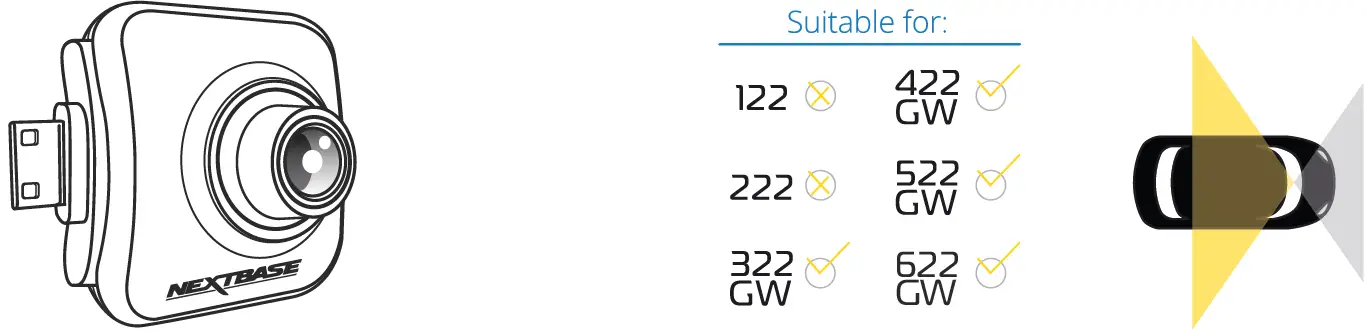 Nextbase DVRS2PF Dash Cam Polarizing Filter 22