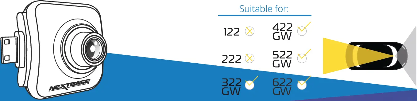 Nextbase DVRS2PF Dash Cam Polarizing Filter 25