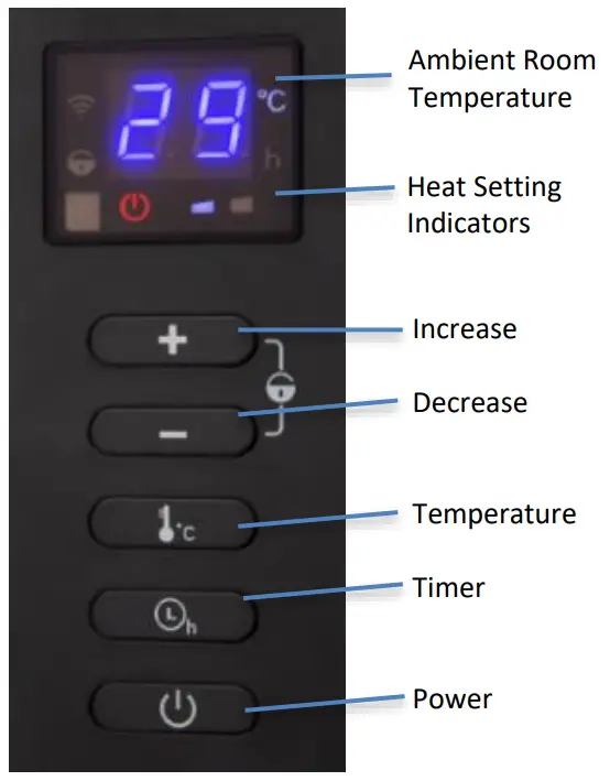 Goldair GPMH225 2000W Electronic Micathermic Heater with WiFi - fig4