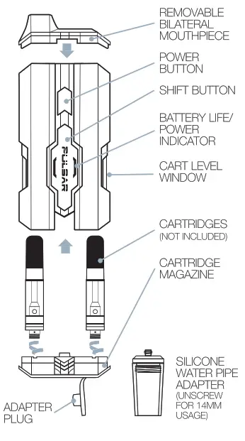 PULSAR DuploH2O Thick Oil Vaporizer -
