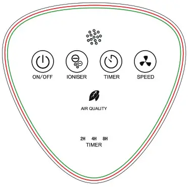electriQ Air Purifier - Remove the plug adapter