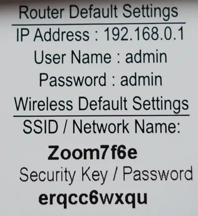 image of the MAC Address of 5352